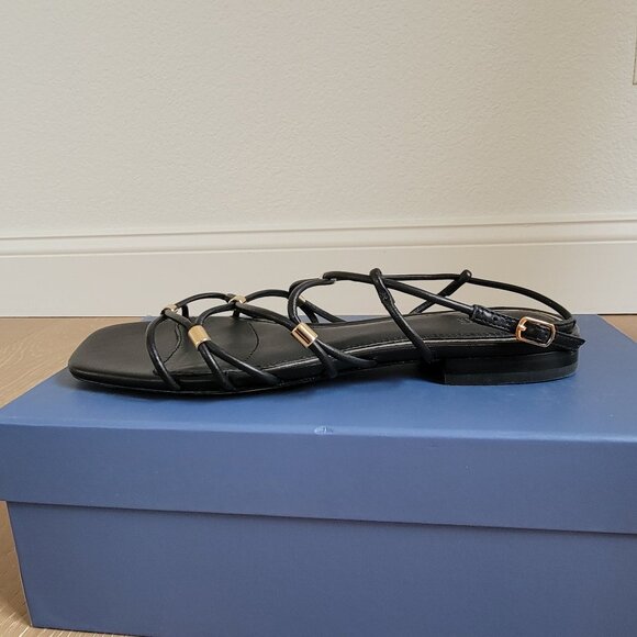 PAIGE Aurora Ankle Strap Sandal Black 7.5 BRAND NEW - Picture 8 of 13